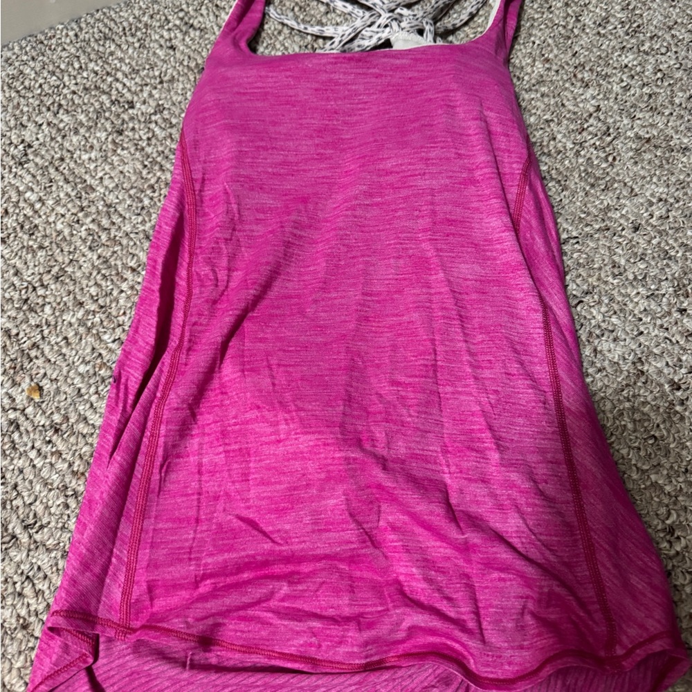 Pink Athletic Tank Top